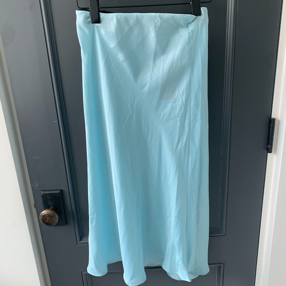 Nasty Gal silk midi skirt